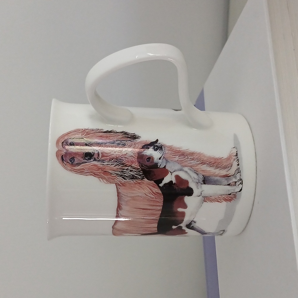 THE HENLEY COLLECTION England 2013  Fine Bone China Cup Mug 10 oz Dogs